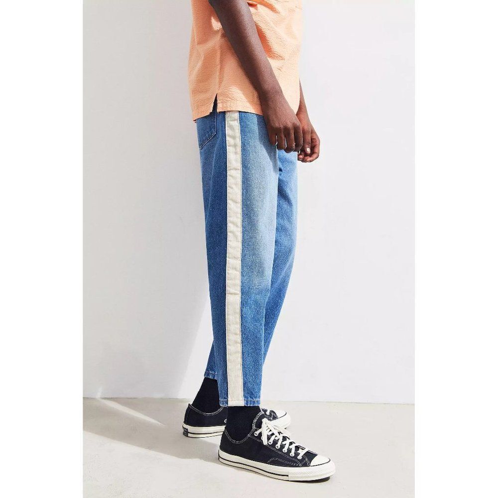 BDG Sz. 36 Leo Cord Side Tape Straight Jean